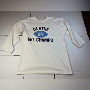 Olathe Kansas 1978 EKL Champs High School Football Long Sleeve Tshirt